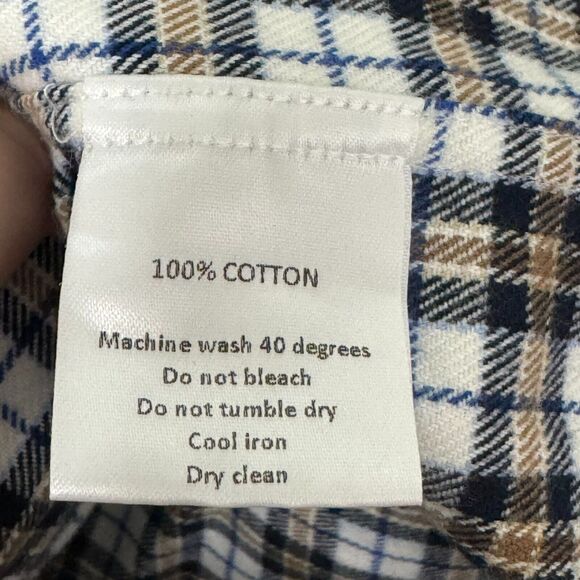 Epaulet Los Angeles Shirt Mens Medium Black White Plaid Cotton Flannel Outdoor - Picture 7 of 15